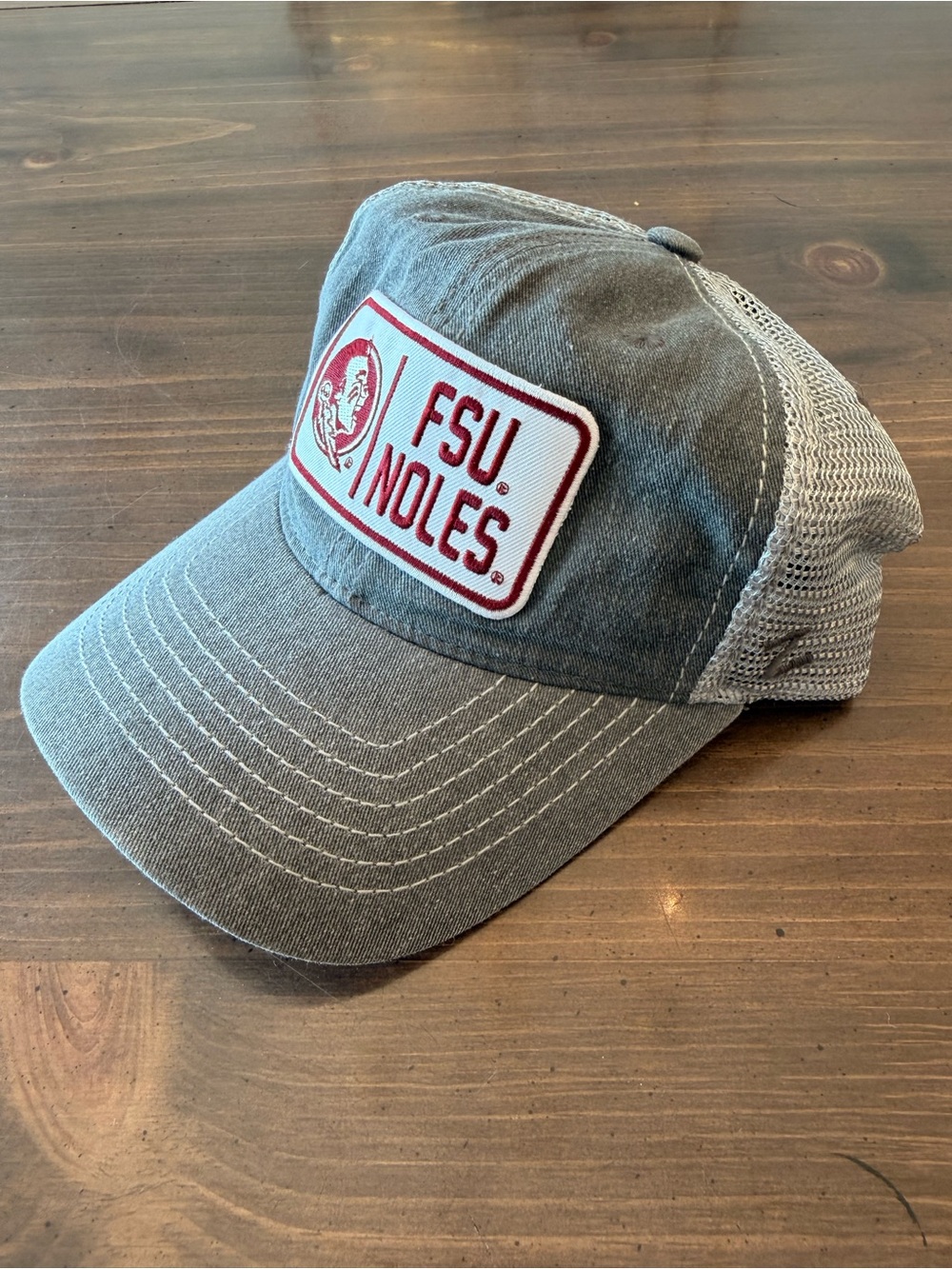 Zephyr Florida State Seminoles FSU Gray Trucker Hat